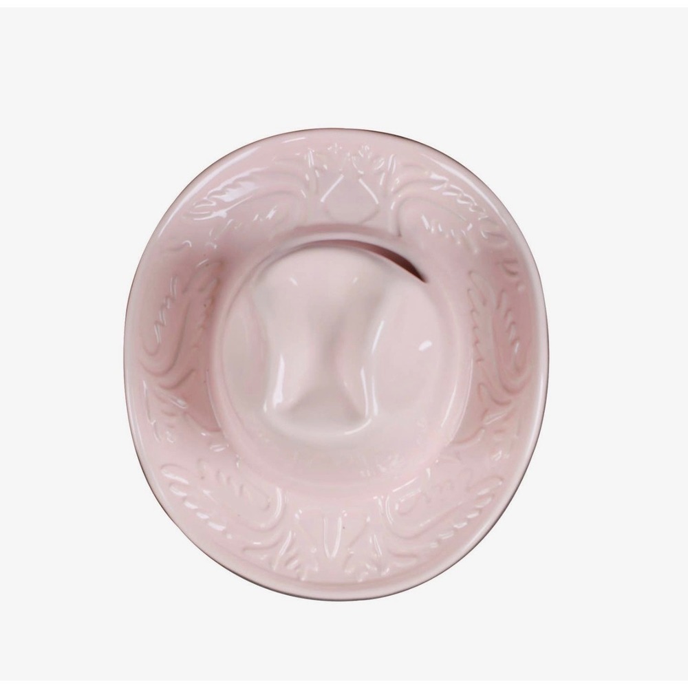 Pink Ceramic Cowboy Hat‎ Wall Pocket Vase Western Decor - Picture 4 of 6